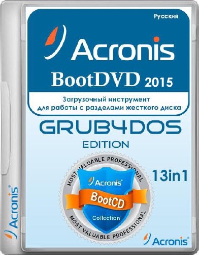 Acronis BootDVD 2015 Grub4Dos Edition v.28 13in1 (2015/RUS)