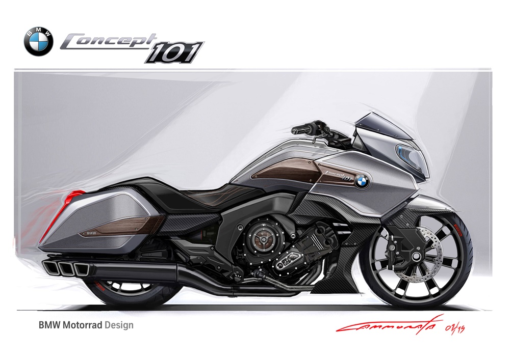 Концепт баггера BMW Concept 101