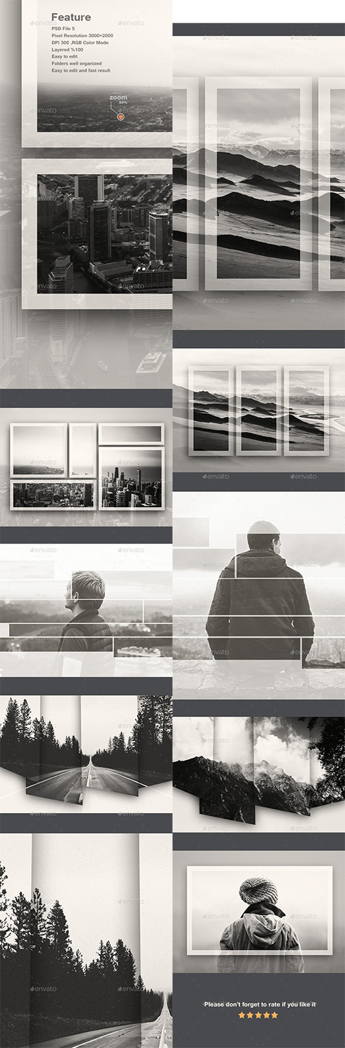 GraphicRiver - Double Exposure Frame Photo Template v2 11540742