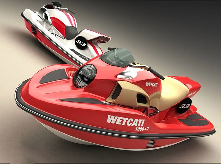 Водный мотоцикл Wetcati 1098x2 (концепт)