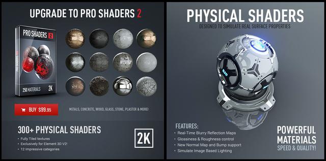 Video Copilot - Pro Shaders 2 for ELEMENT 3D v2 MacOSX