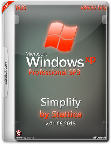 Windows XP Pro SP3 x86 Simplify v.01.06.2015 by Stattica (RUS/2015)