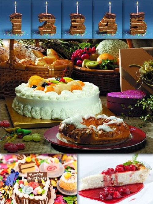 Десерт: Торт, кусочек торта (подборка изображений)