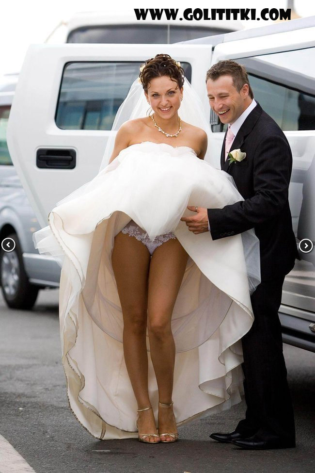 Под платьем у невесты