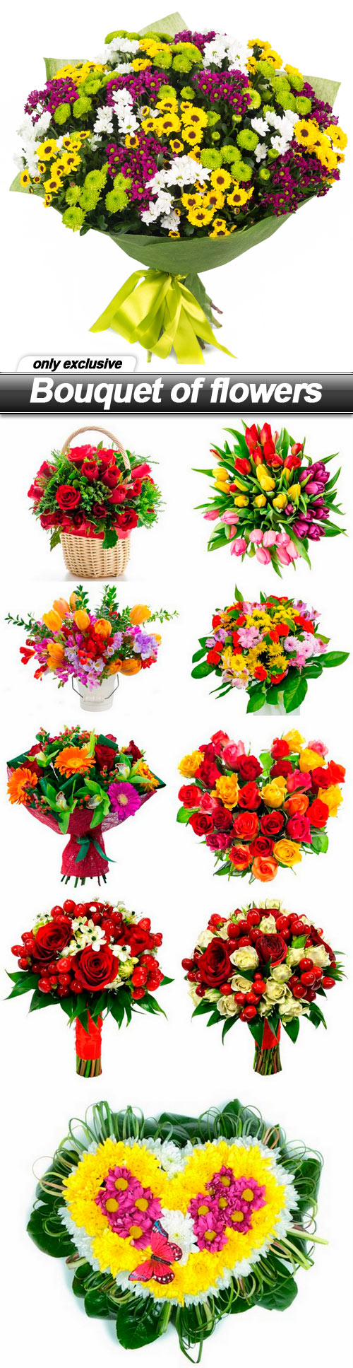Bouquet of flowers - 10 UHQ JPEG