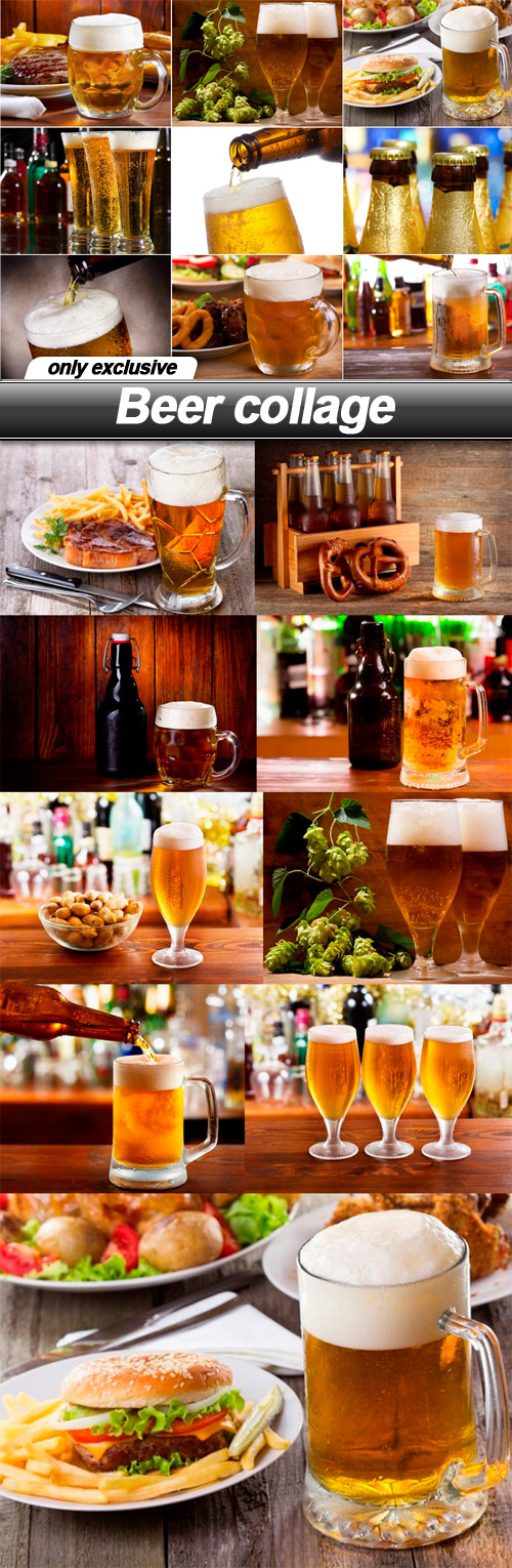 Beer collage - 10 UHQ JPEG