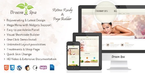 ThemeForest - Dream Spa v1.7.2 - Responsive Beauty Salon WordPress Theme