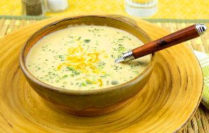 суп с плавленным сыром