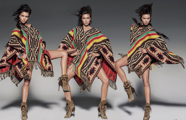 Адриана Лима снялась в образе мексиканки для Vogue (ФОТО)