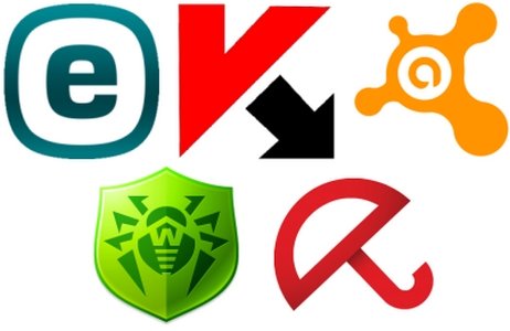  Dr.Web, Kaspersky, ESET NOD32, Avira, Norton, TrustPort, AVG, Bitdefender, Comodo, Panda 25  2015
