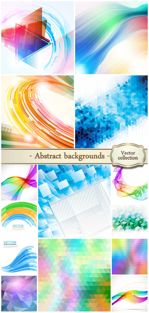 Vector abstract backgrounds #29