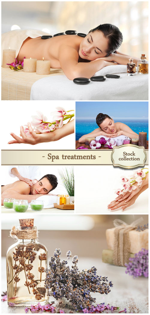 Spa treatments, spa background - Stock photo