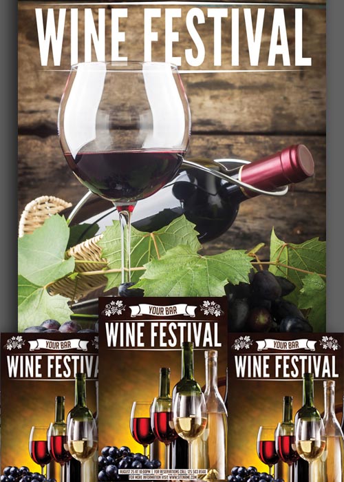 Wine Festival Two Flyers