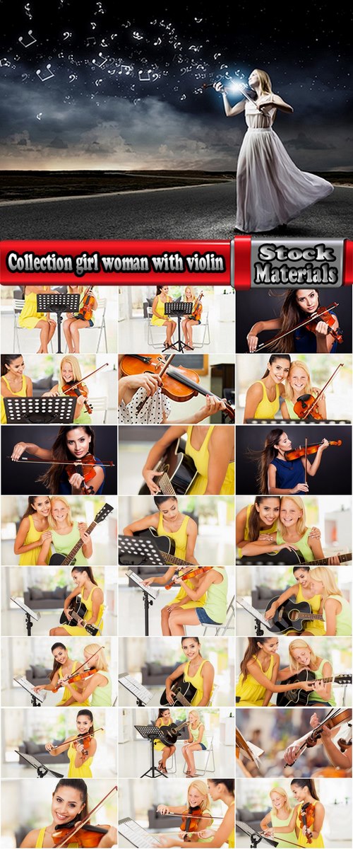 Collection girl woman with violin music musician violinist 25 HQ Jpeg