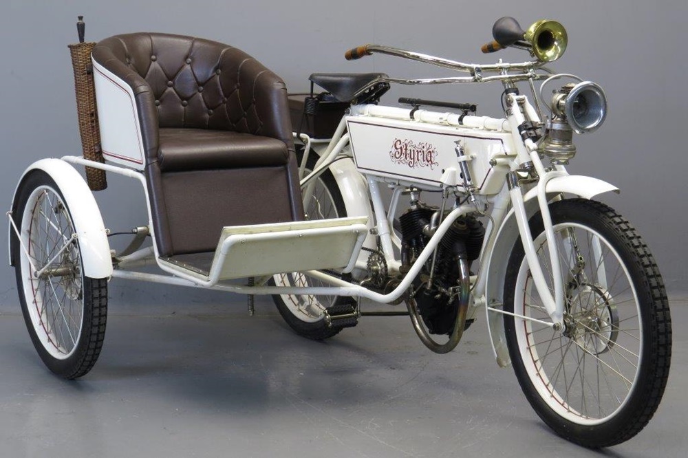 Винтажный мотоцикл Styria Type IIIb 1907
