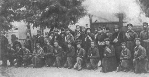 Красная морская пехота на защите Донбасса в 1920 году.