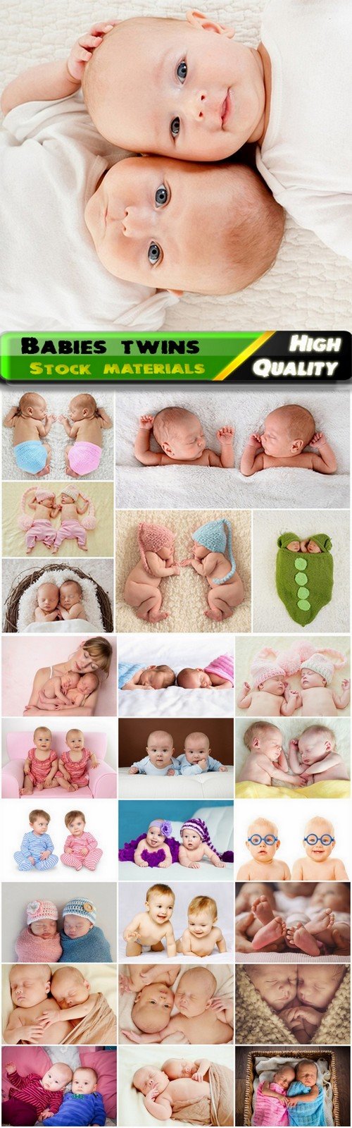 Cute newborn babies twins - 25 HQ Jpg