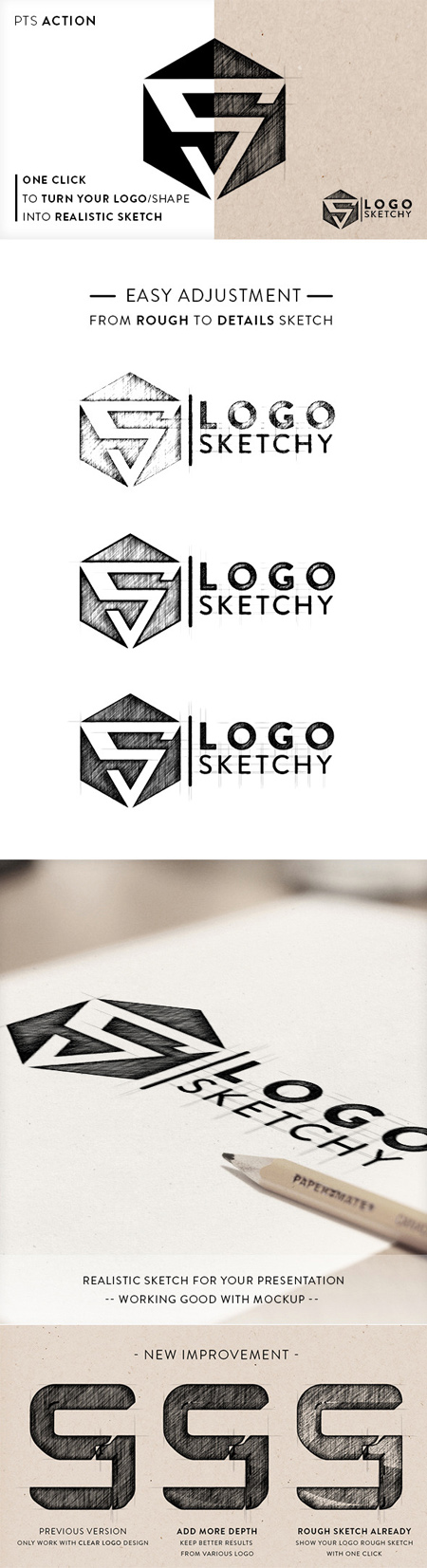 GraphicRiver - Logo Sketchy 12717370