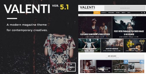 [nulled] Valenti v5.1.1 - WordPress HD Review Magazine News Theme pic