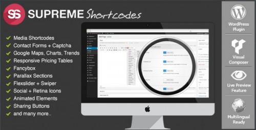 Download Nulled CodeCanyon Supreme Shortcodes v0.2.7 - WordPress Plugin product pic