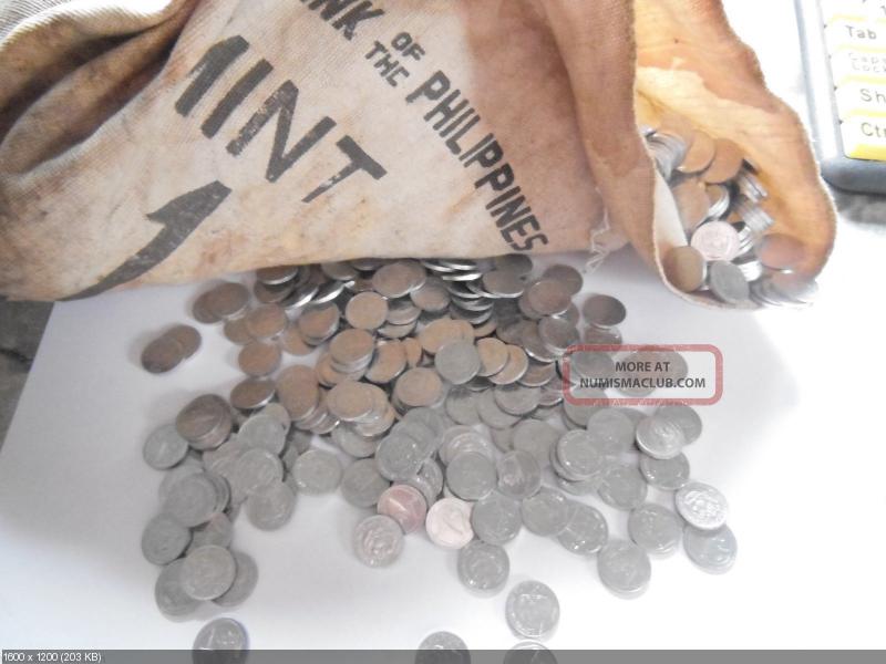 Монеты и банкноты №144 5 гульденов (Суринам), 1 сентаво (Филиппины)