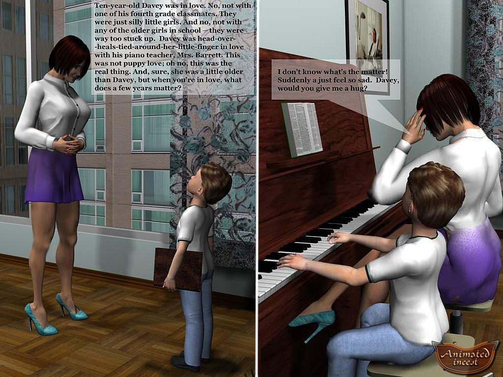 Animated Incest - The piano teacher